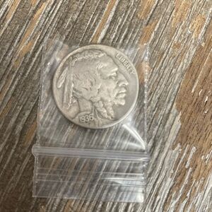 1936 E buffalo nickel five cent american coin rate